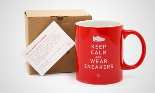 43einhalb Sneakertasse Keep calm and wear sneakers 43einhalb Sneakertasse Keep calm and wear sneakers