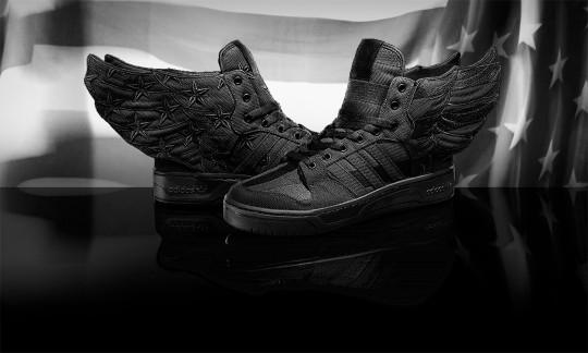 adidas JS Wings 2.0 All Black Flag