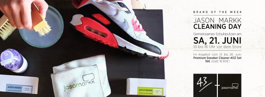 Jason Markk Cleaning Day