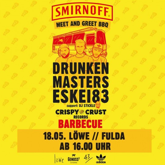 DRUNKEN MASTERS & ESKEI83 BBQ • LÖWE • FULDA • RECAP