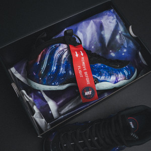Air Foamposite One QS Galaxy (obsidian / anthracite / black)