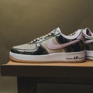 Air Force 1 Low Retro (desert khaki / pink foam / black / white)