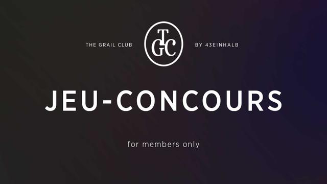 The Grail Club Jeu-Concours