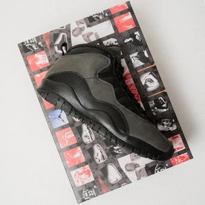 Air Jordan 10 Retro Shadow (charred grey / true  red / black)