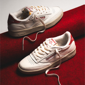 Club C 85 Vintage (white / red)