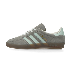 adidas Gazelle Indoor W (silver pebble / linen green / gum 5)