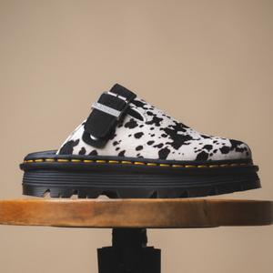 Zebzag Mule (cream / black dalmatian print hair on)