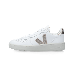 VEJA V-10 Prime Leather (weiß / gold)