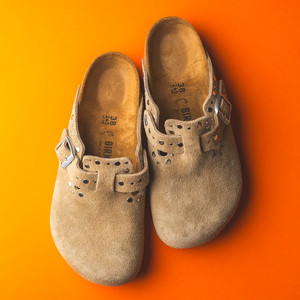 Arizona Rivets Suede Leather Women - Regular (taupe)