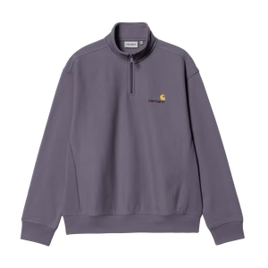 Carhartt WIP Half Zip American Script Sweat (shady purple)