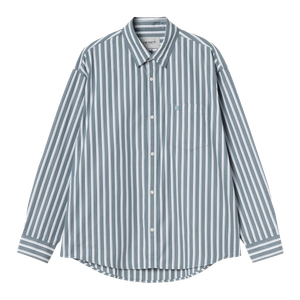 Carhartt WIP L/S Malden Shirt (malden stripe / angelite)