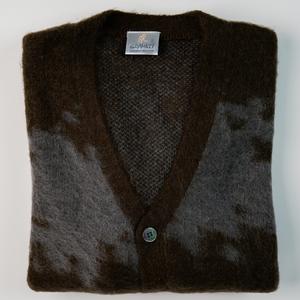 Mohair Splatter Cardigan Slate Splatter